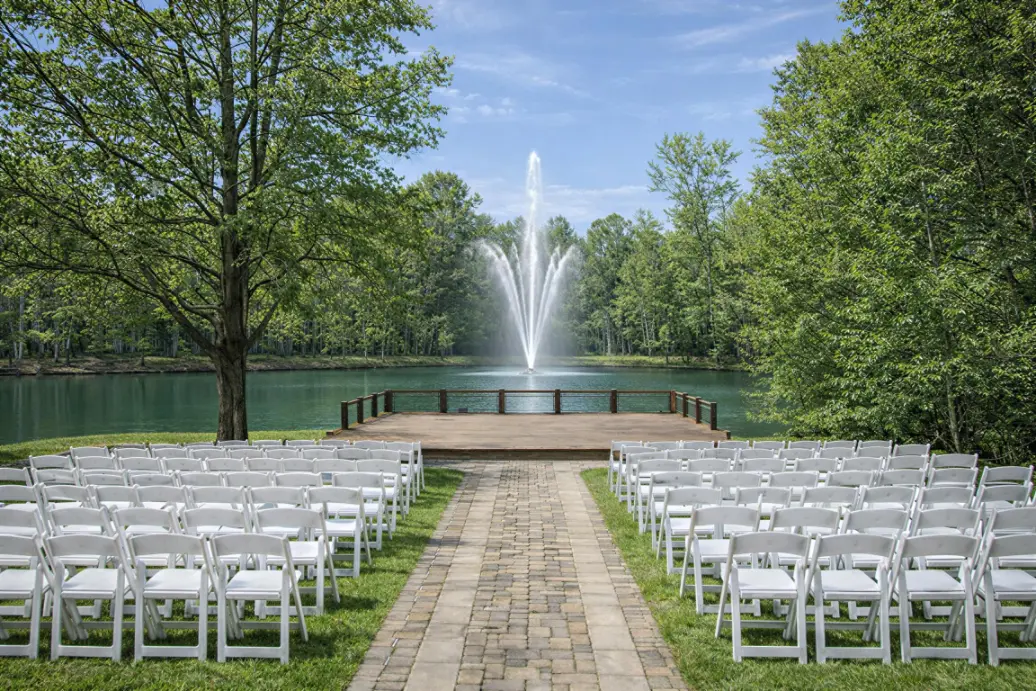 The Grand Rendered Ceremony Site | lake wylie wedding venues